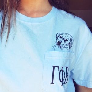 Comfort Colors Tops - GPHIB puppy pocket tee Comfort Colors Tops - GPHIB puppy pocket tee